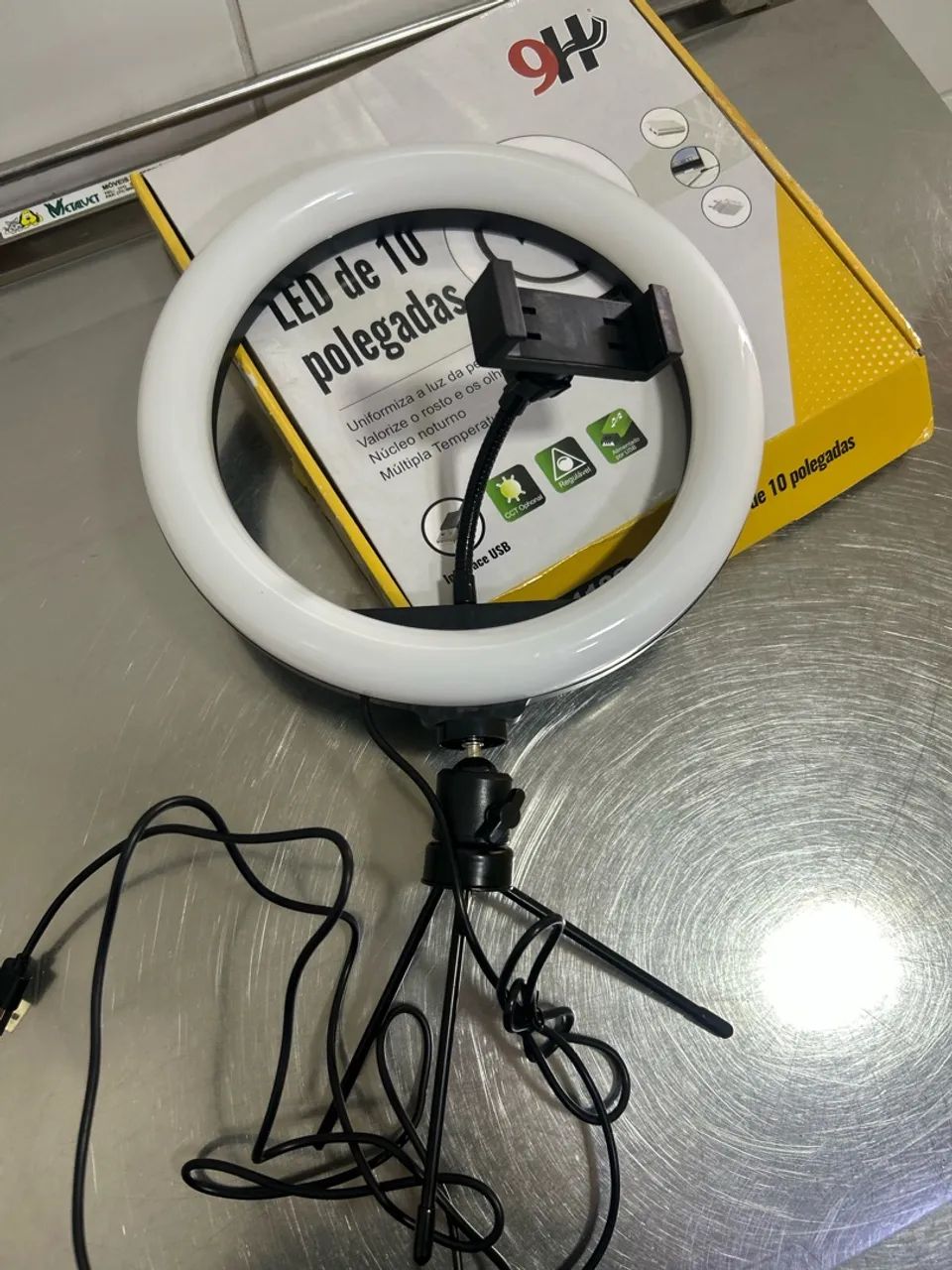 RING LIGHT LED 10 POLEGADAS  - Foto 3