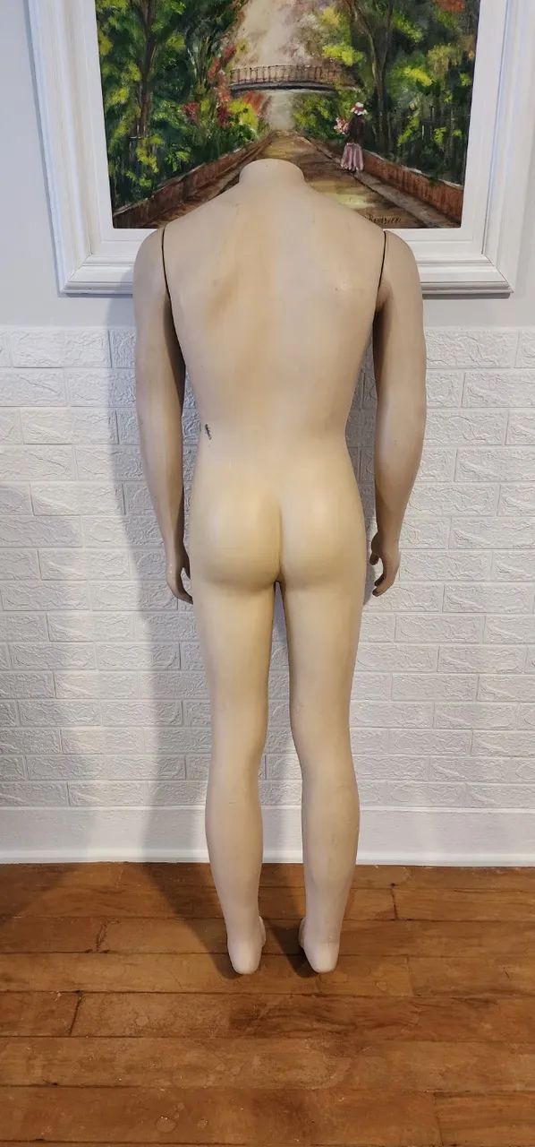 MANEQUIM MASCULINO CORPO INTEIRO BEGE - SEM BASE - Foto 2
