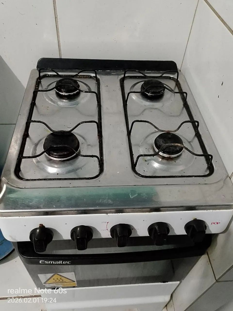 Fogão esmaltec branco 