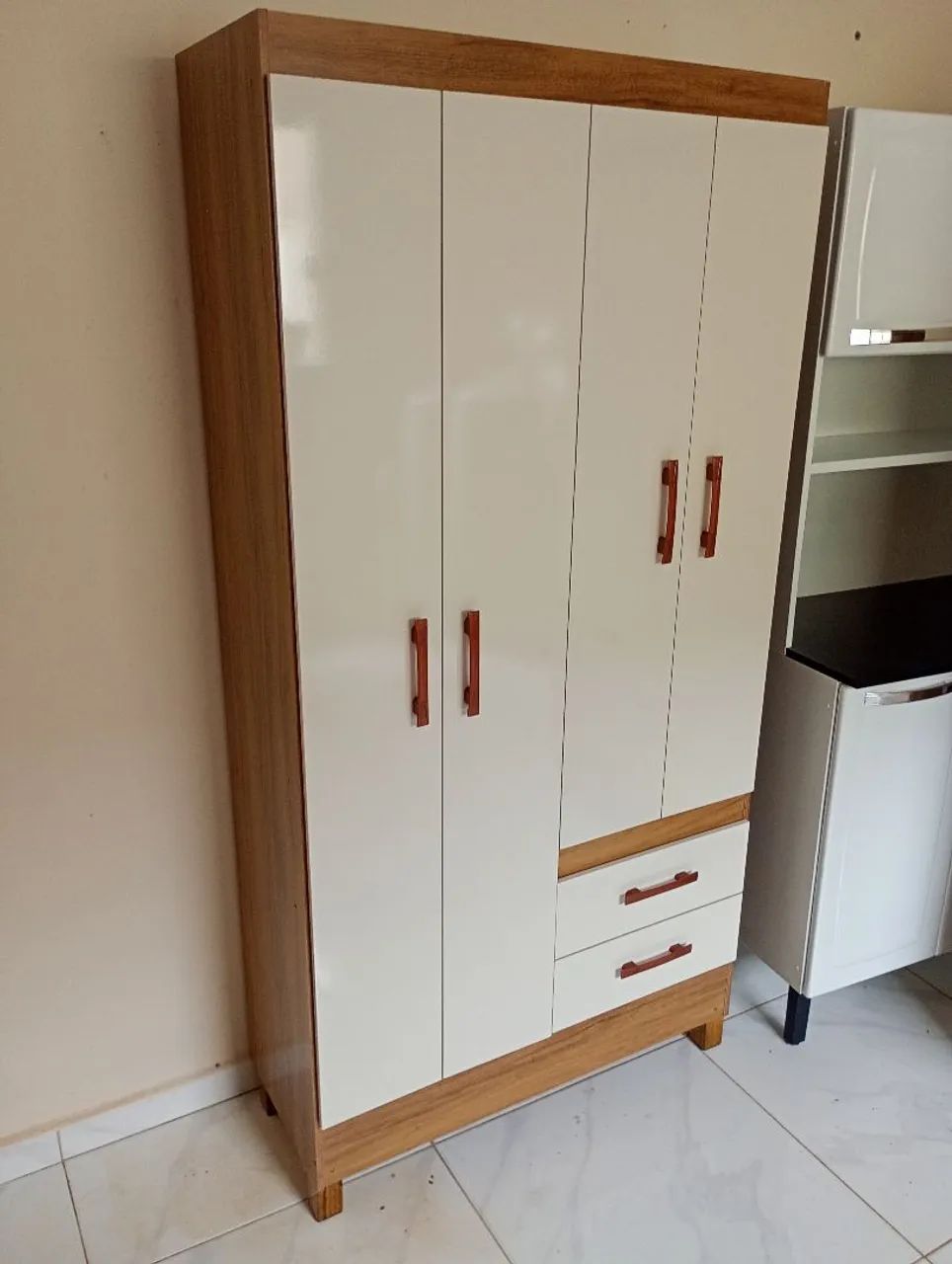 Guarda roupa novo, entrega e montagem rápida  - Foto 4