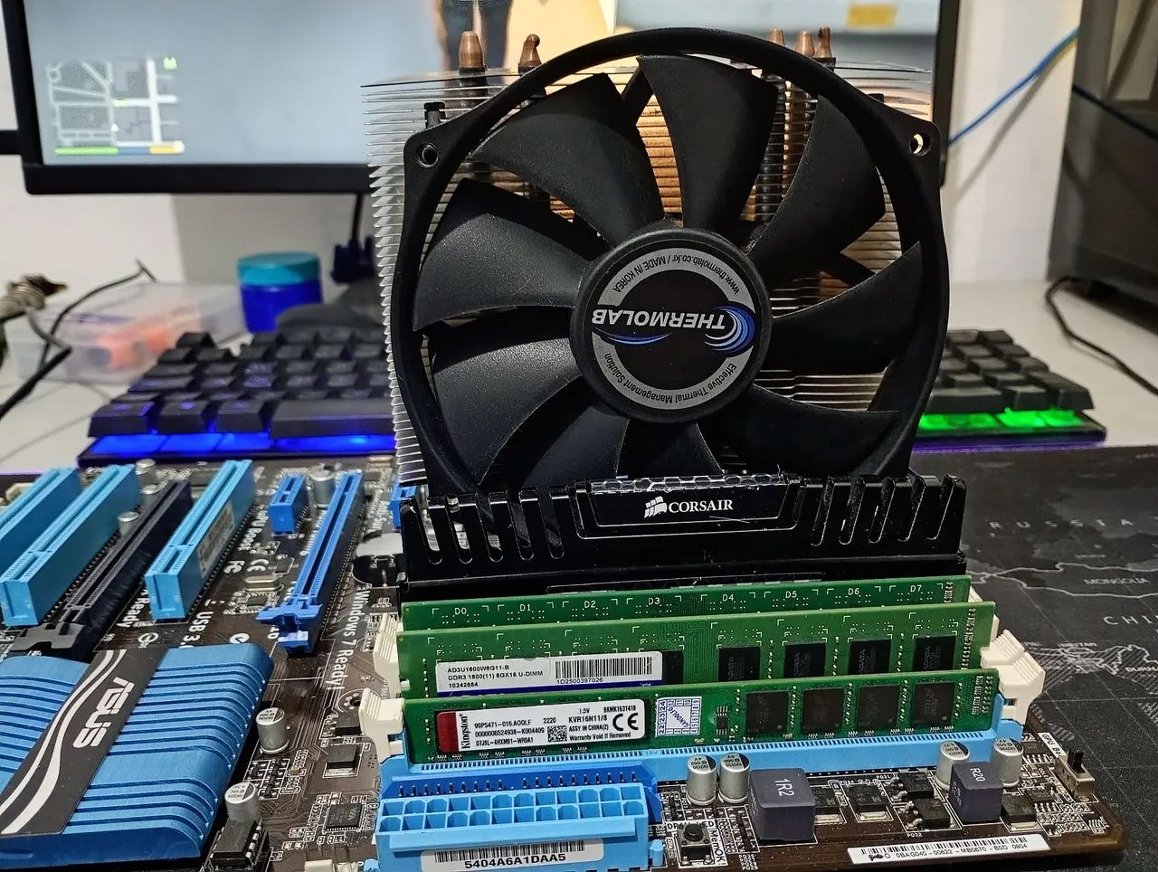 Kit Xeon E3-1230 v2 + 28GB RAM + ASUS P8H67-V (SEM HD e SEM placa de vídeo) - Foto 2