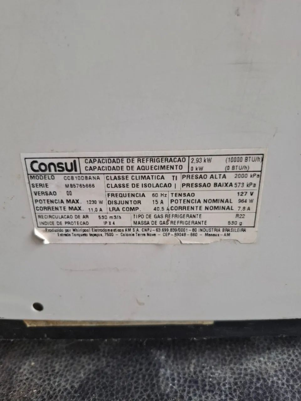Ar Condicionado Cônsul 10.000BTUs - Foto 5