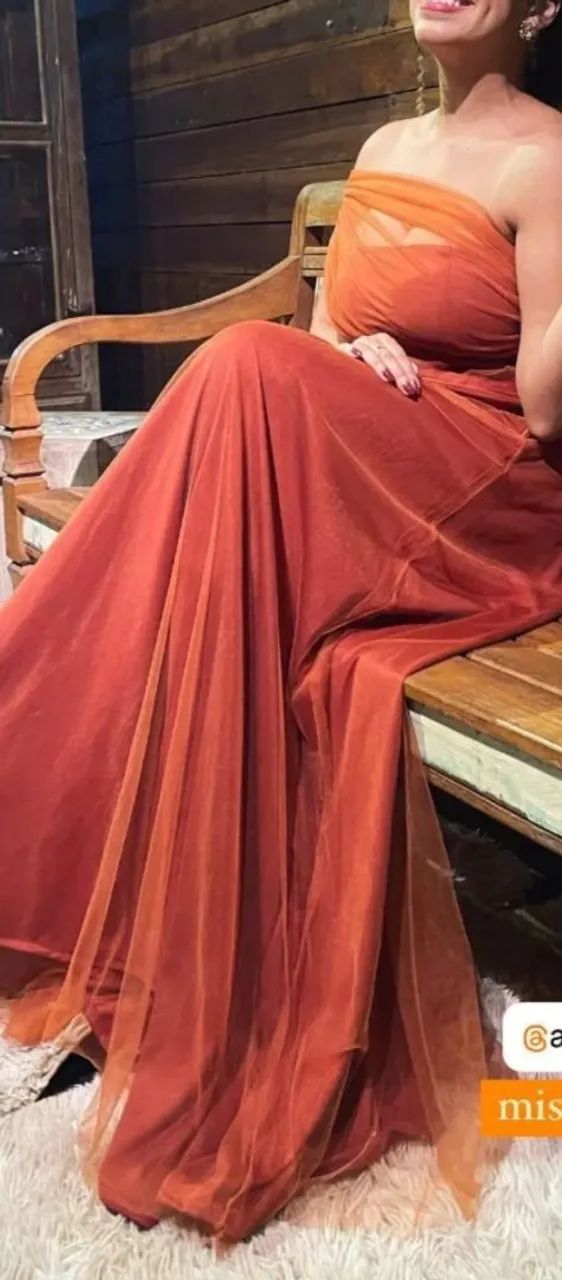 Vestido terracota  - Foto 2