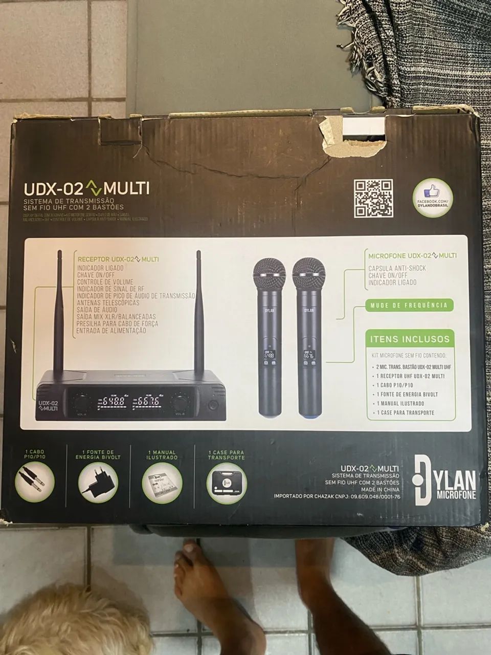 SOM APLIFICADO COM MICROFONE  - Foto 4