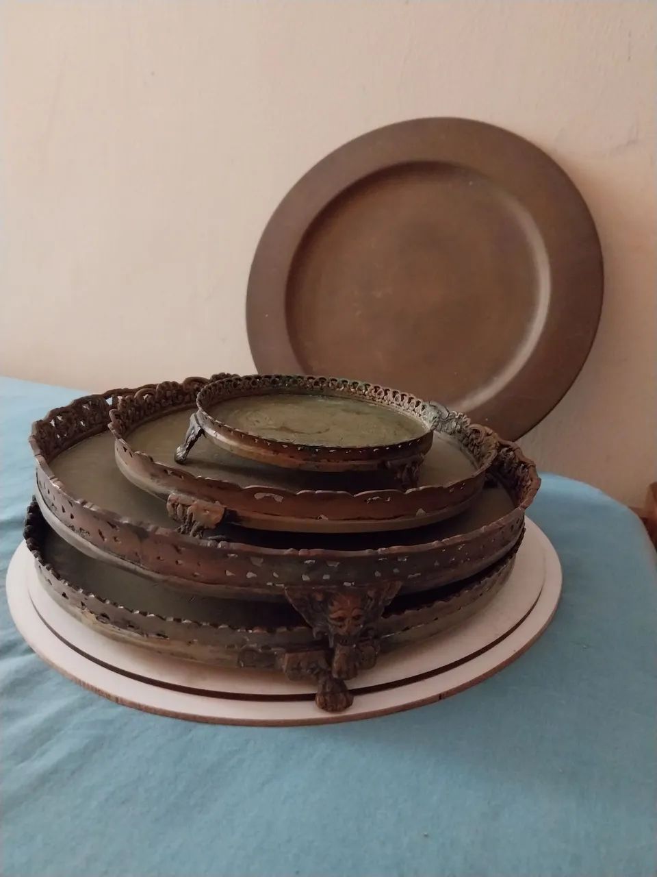 Vendo bandejas pra colocação de doces em seu evento em modelo rústico e sofisticado  - Foto 3