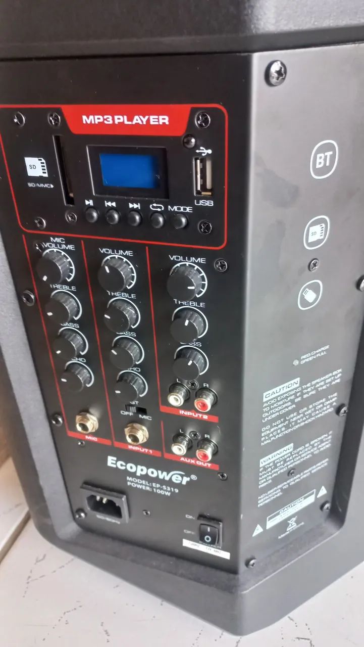 Caixa amplificada nova