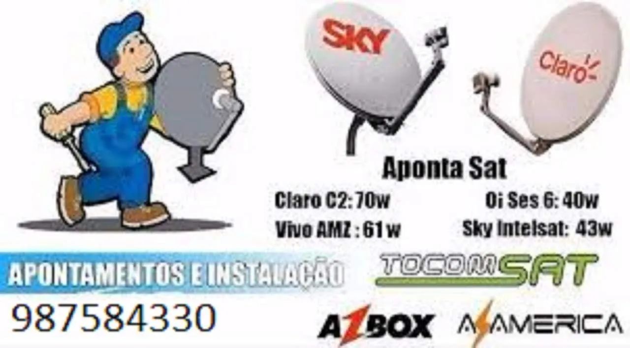 Estalaçoes e manutenção de antenas 