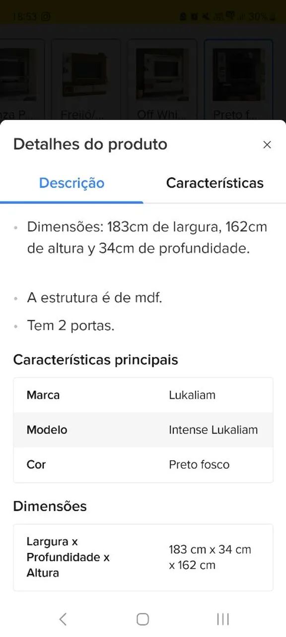 Painel de tv 55 polegadas - Foto 5