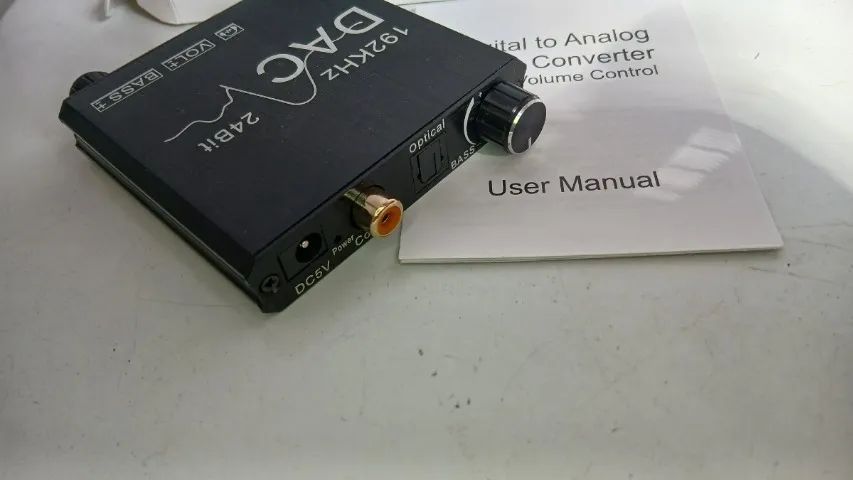 Conversor Audio Optico Digital Para Rca Analógico