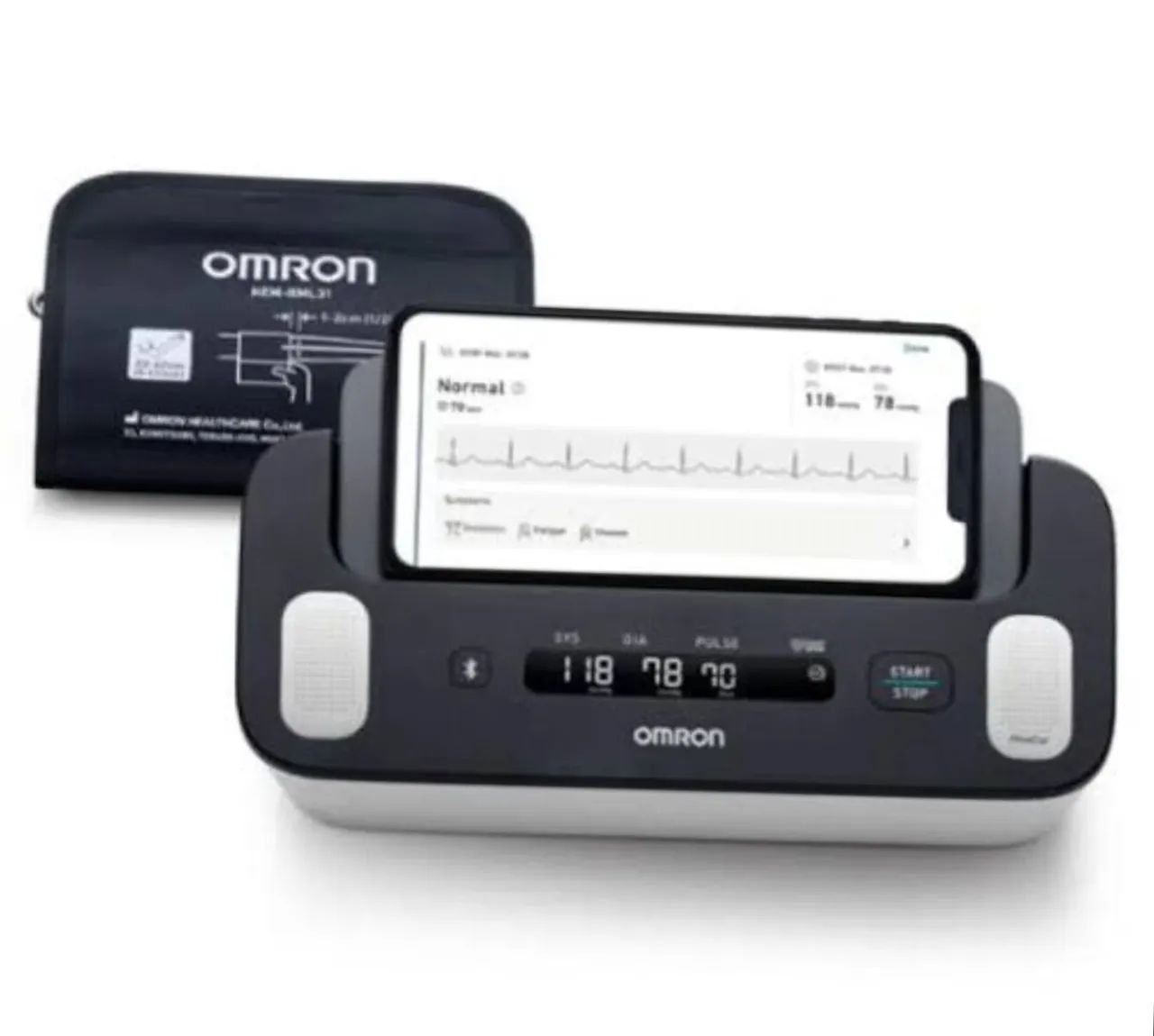 Monitor de pressão arterial de braço + ECG - Foto 3