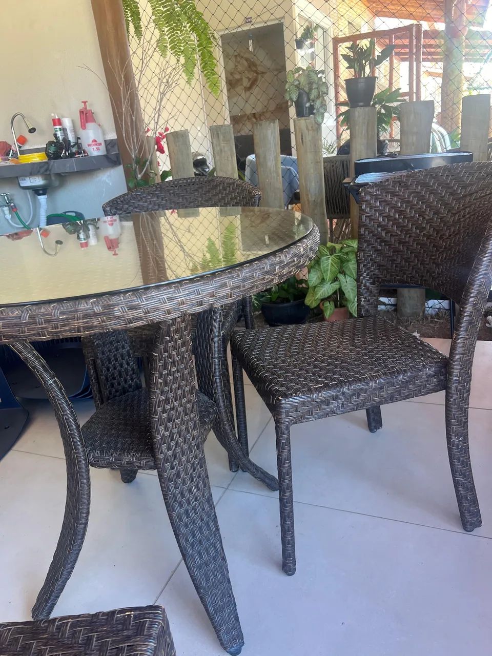 Mesa com 4 cadeira área externa  - Foto 5