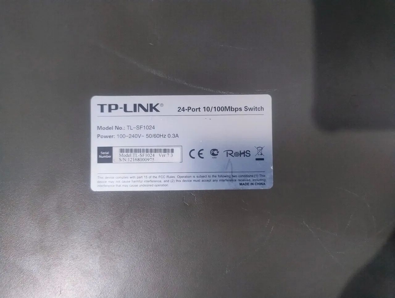 Switch TP-Link 24 portas 10/100 - Foto 2
