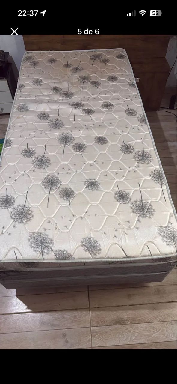 Cama de solteiro conjugada 