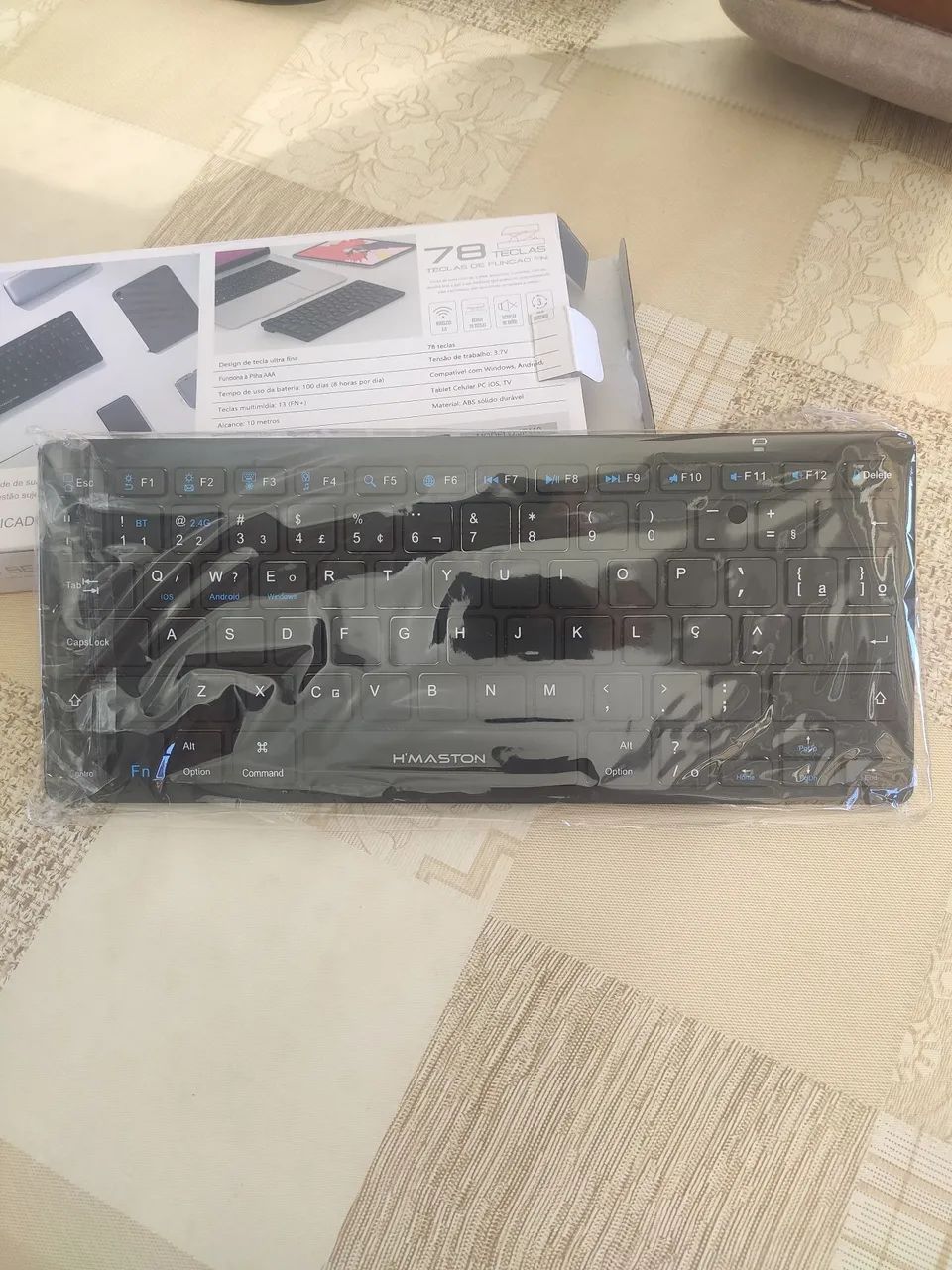 TECLADO SEM FIO BLUETOOTH  - Foto 3