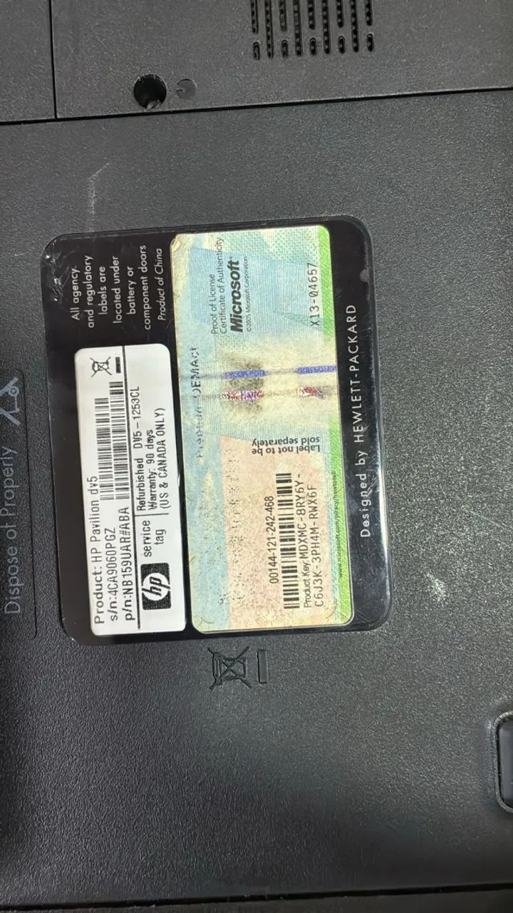 Notbook HP para retirar peças - Foto 4