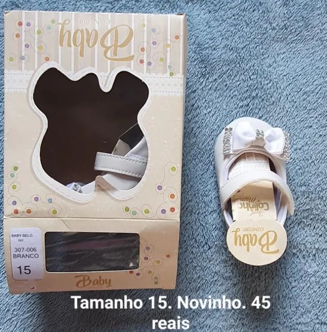Sapatinho Tamanho 15 para menina