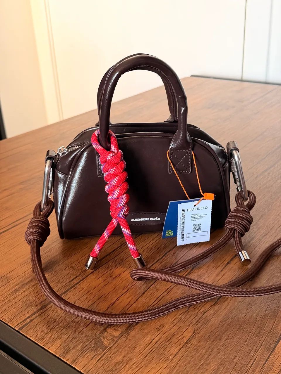 mini bag alexandre pavão riachuelo marrom