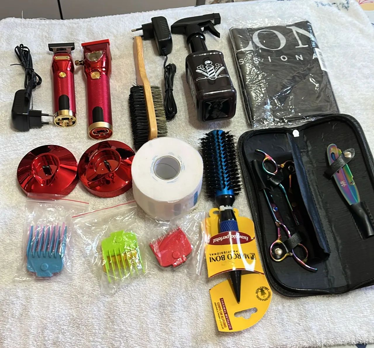 Kit para barbearia.