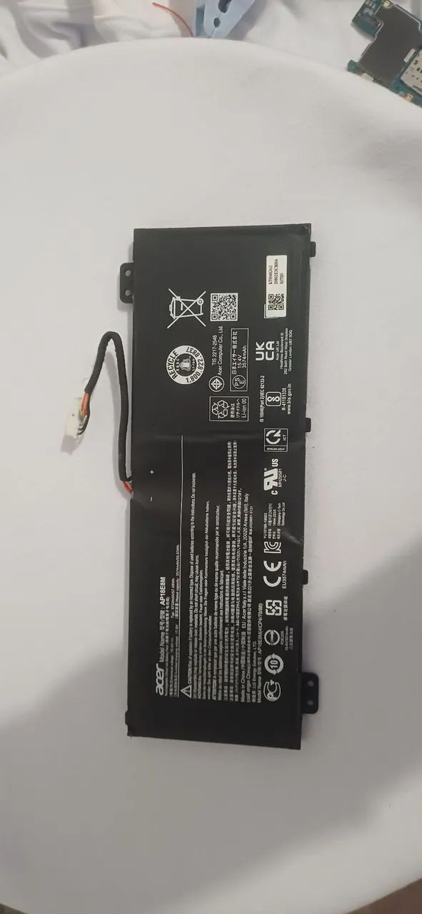 Bateria do notebook acer nitro an515-58 