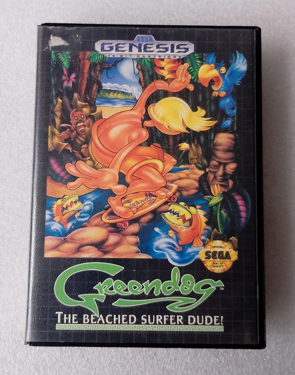 Greendog original Americano para Mega Drive - Jogos de Vídeo Game
