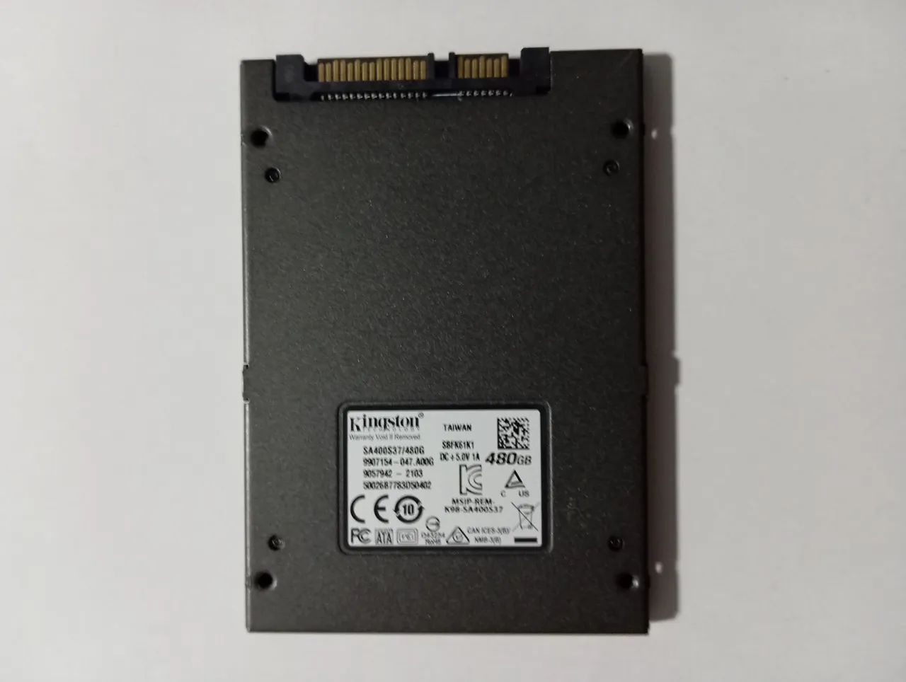 SSD 480GB KINGSTON SATA SAUDÁVEL - Foto 2