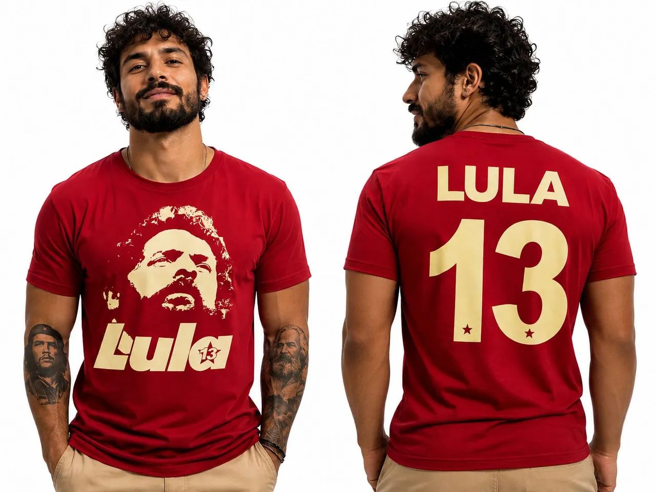 Camisa Lula 13 algodão 