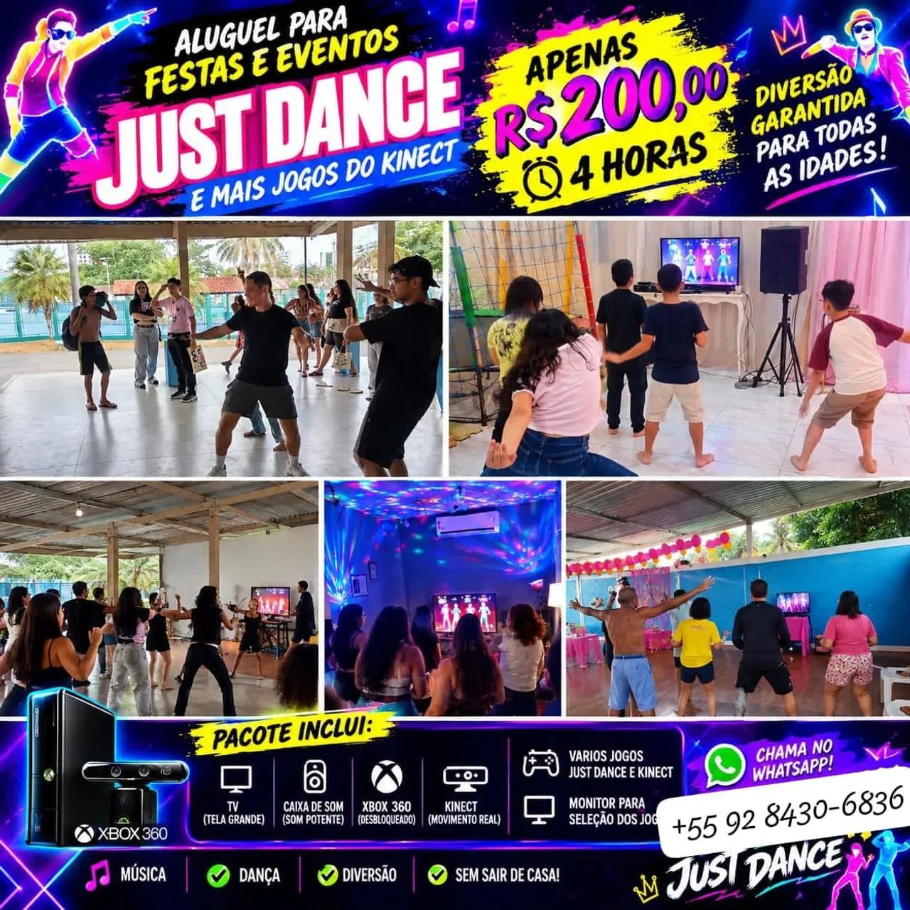 Just dance para festas e eventos 