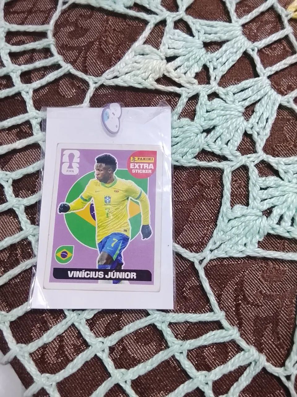 Figurinha extra Vini Jr.