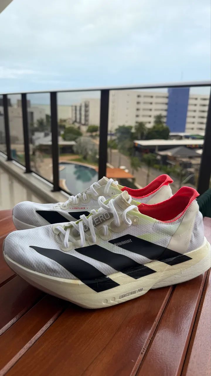 Tênis Adidas adios pro 5 - Branco - Foto 3