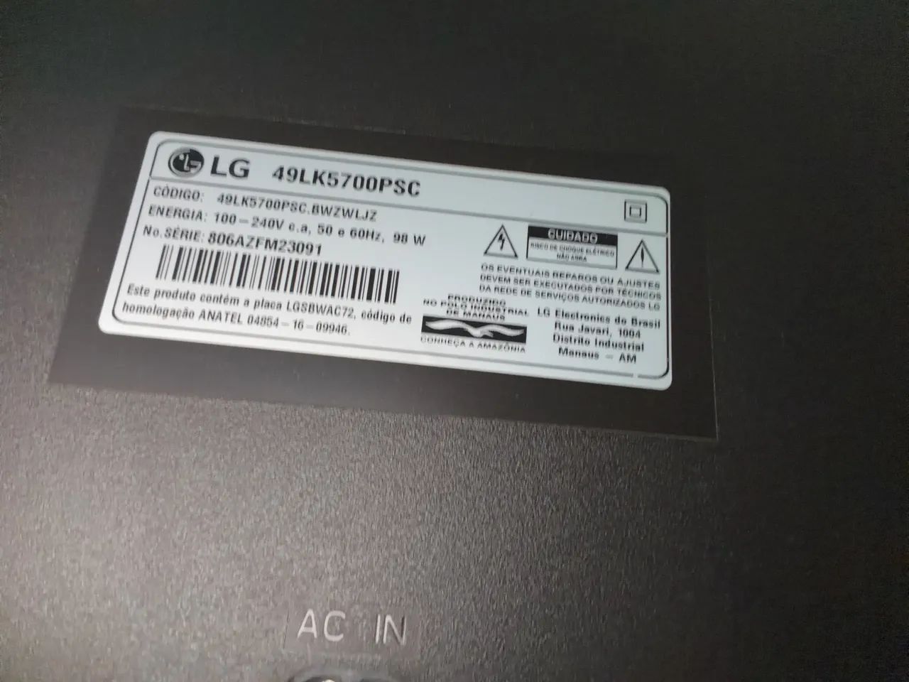 Tv com defeito para tirar peças ou arrumar - Foto 2