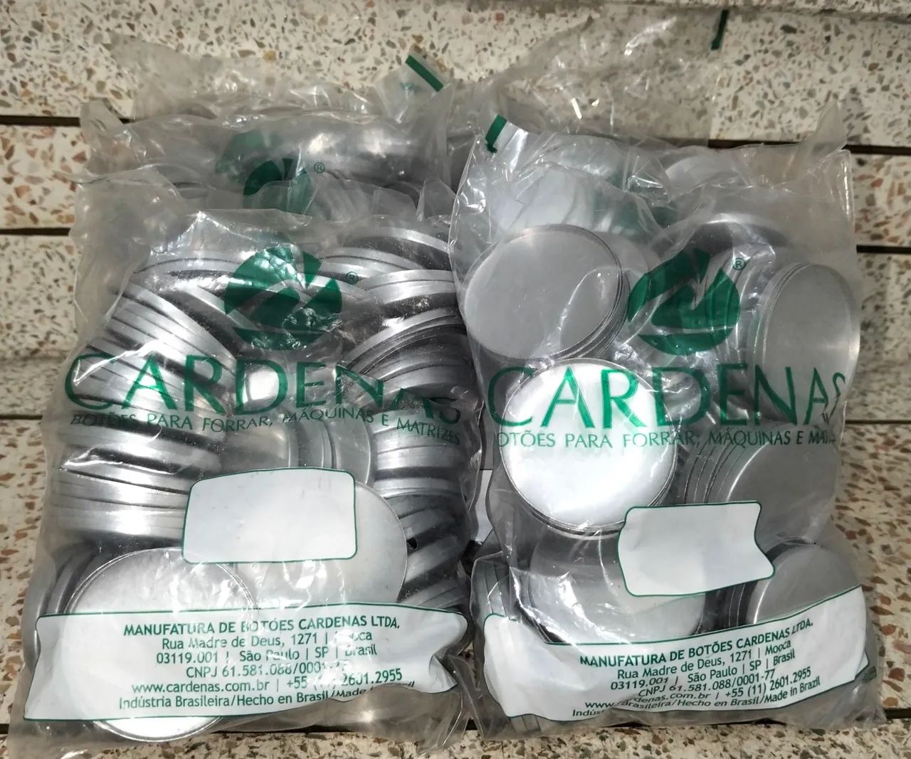 Lote Peças Para Button 45mm Cardenas - Ímã E Alfinete (Kit Completo) - Foto 3