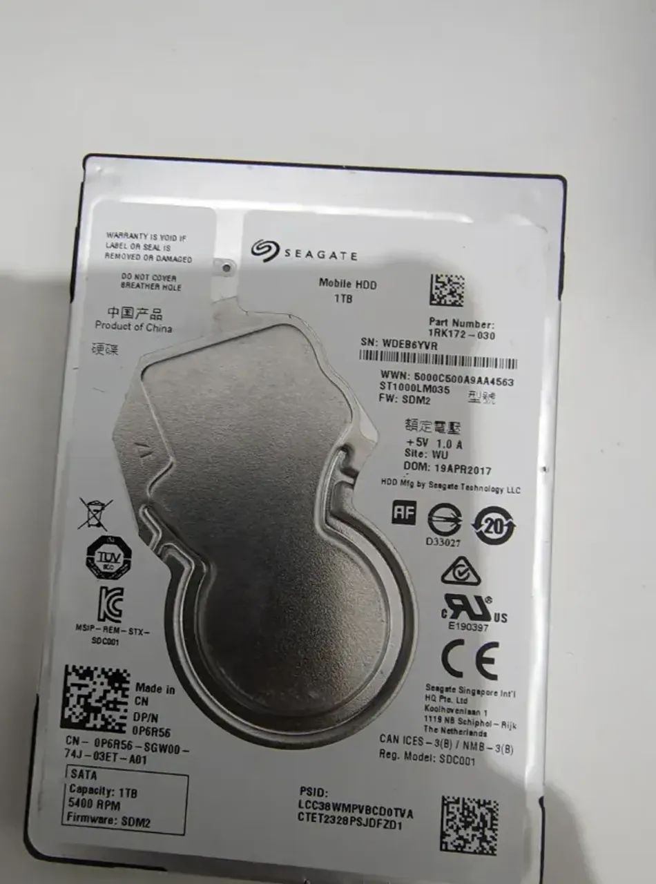 Seagate Mobile Hdd St1000lm035 1 Tb (Usado)