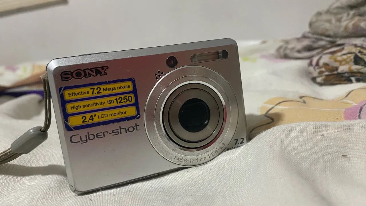 Câmera cybershot 