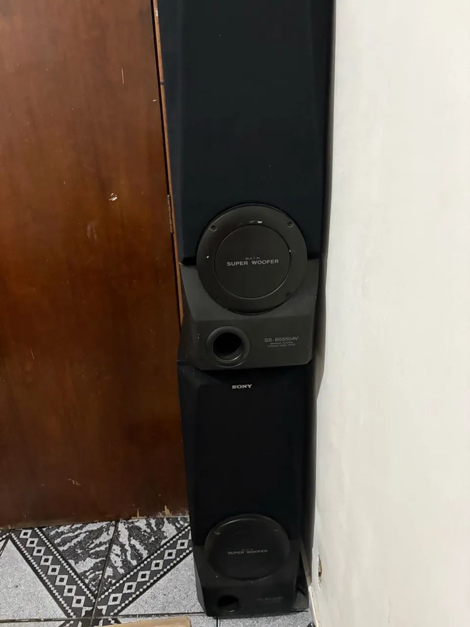 Caixa Acústica Sony SS-B5550AV, com ?Super Woofer? - Foto 2