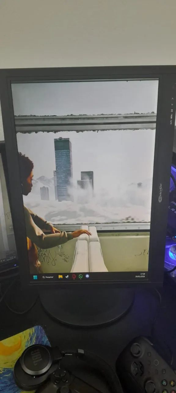 Monitor 19 polegadas vertical e horizontal