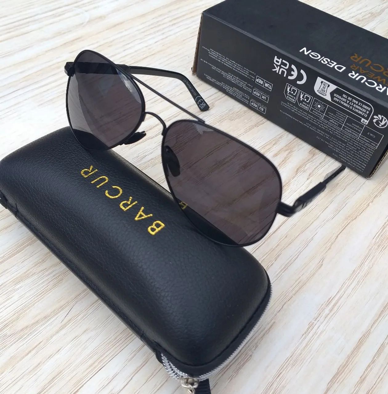 Óculos De Sol Importados Original Lentes Polarizadas UV400  - Entrega Grátis 