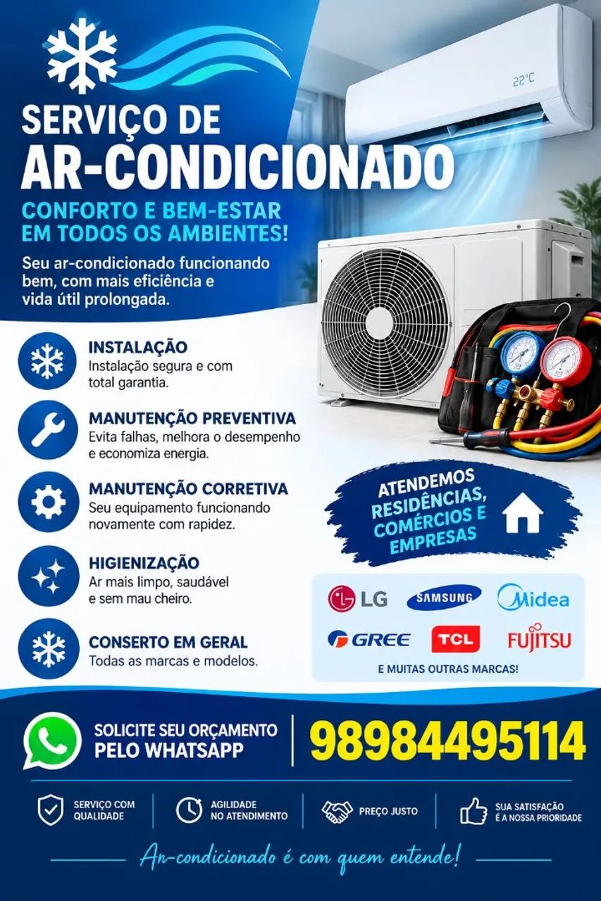 Conserto de ar-condicionado 