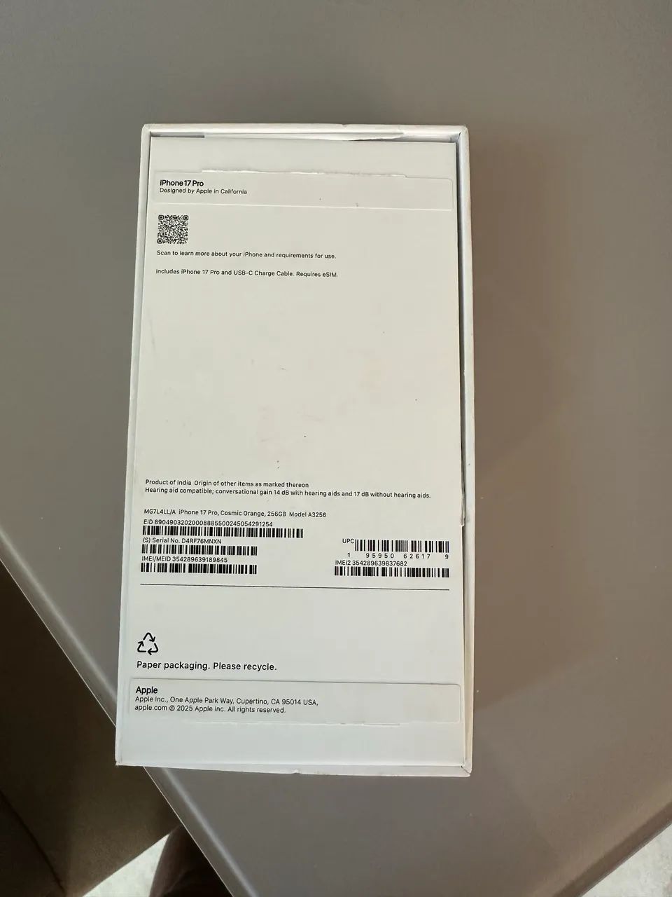 iPhone 17 pro 