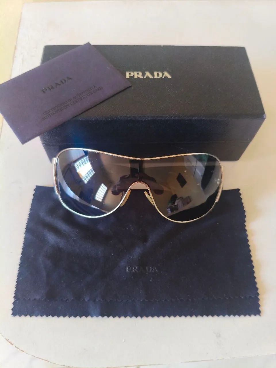 Óculos Prada Máscara relíquia original 