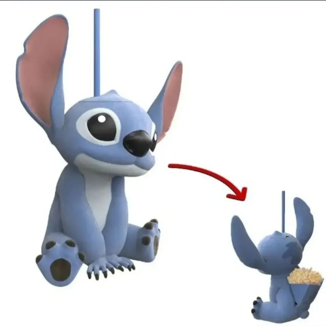 Balde de Pipoca Temático Stitch Premium - Edição Limitada Cinemark - Foto 4