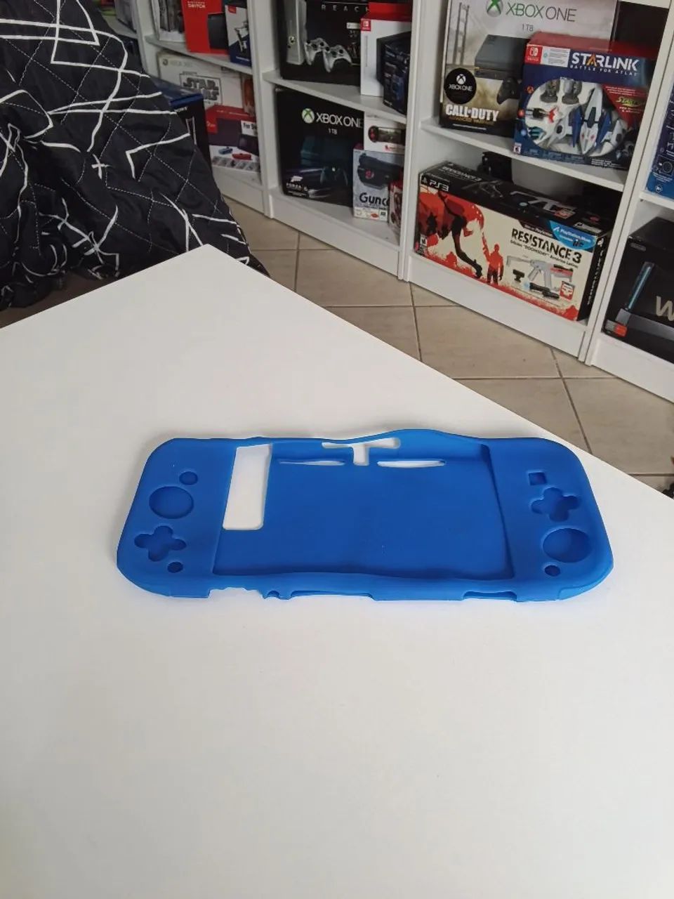 Vendo Grip Azul Switch V1 e V2 Semi novo  - Foto 3