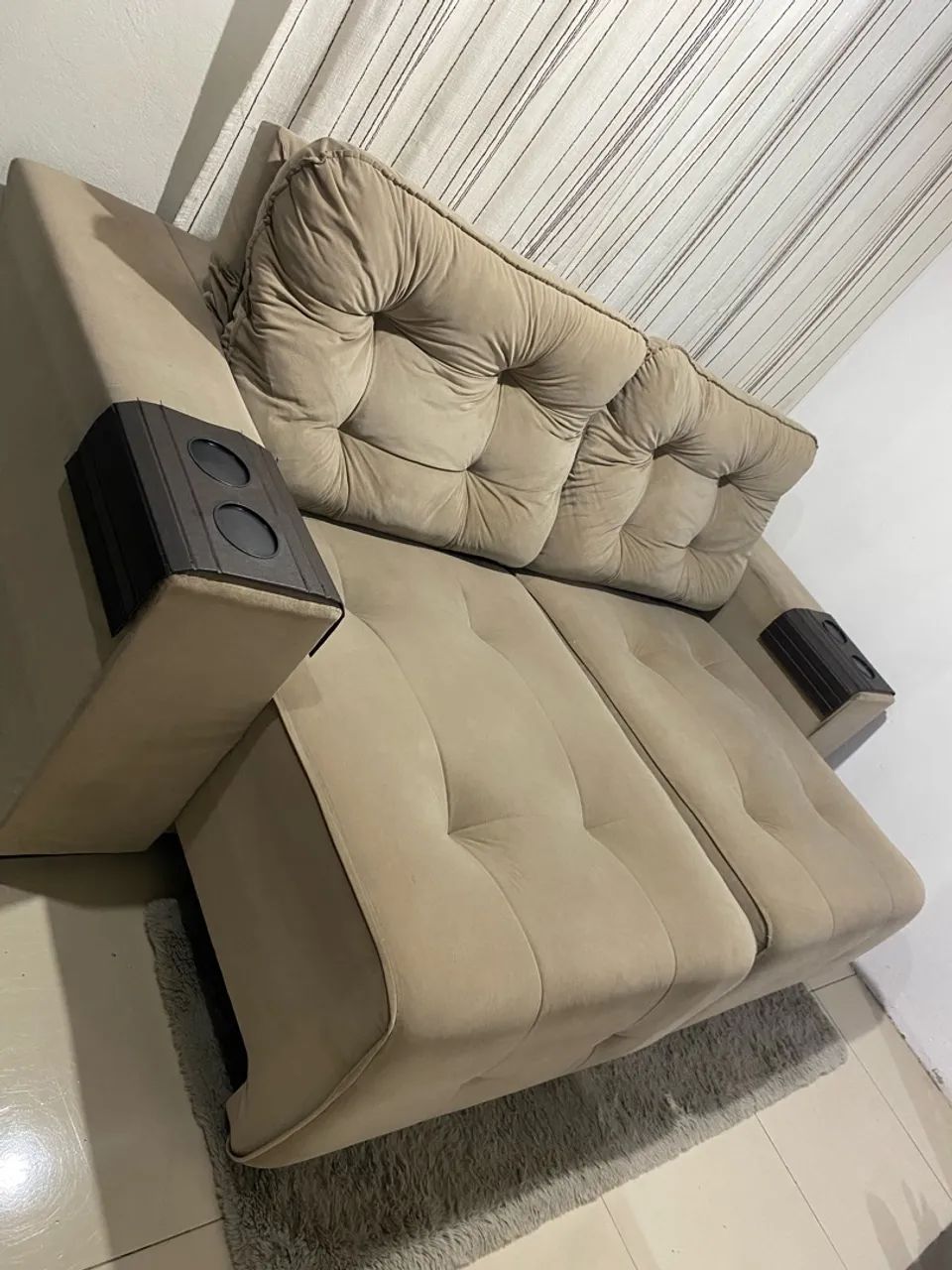 SOFÁ RETRÁTIL E RECLINÁVEL ENTREGO GRÁTIS  - Foto 3