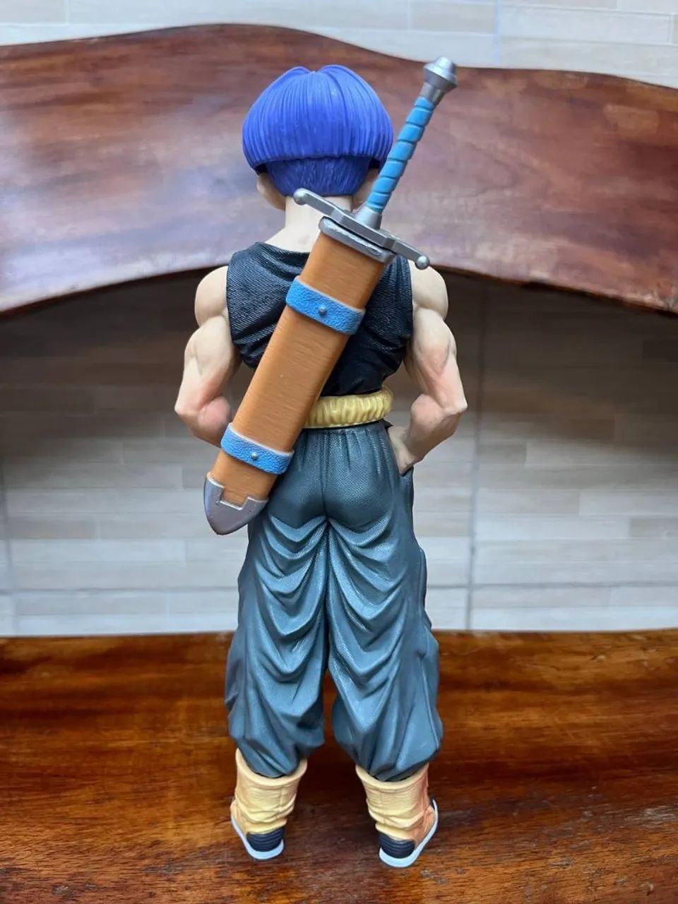Action Figure Dragon Ball - Trunks SJJ 26cm Com 2 Heads - Foto 5