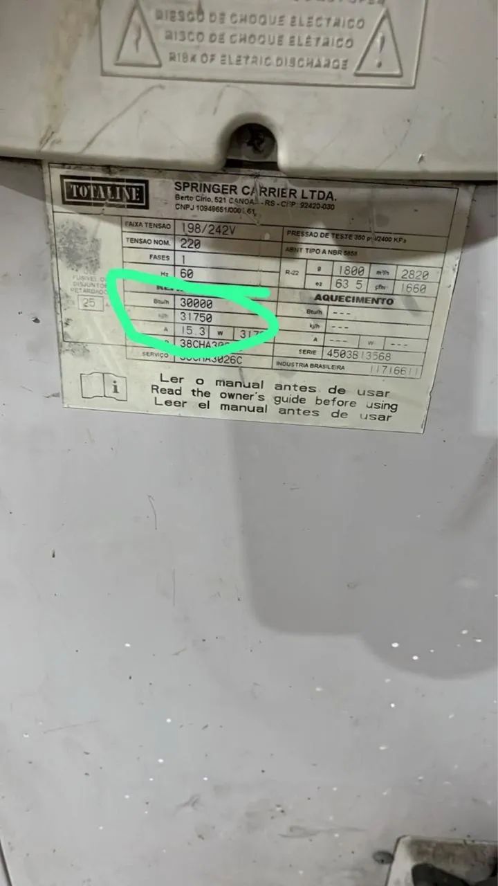 Vendo  3 ar condicionado   Por este valor 12.000,00