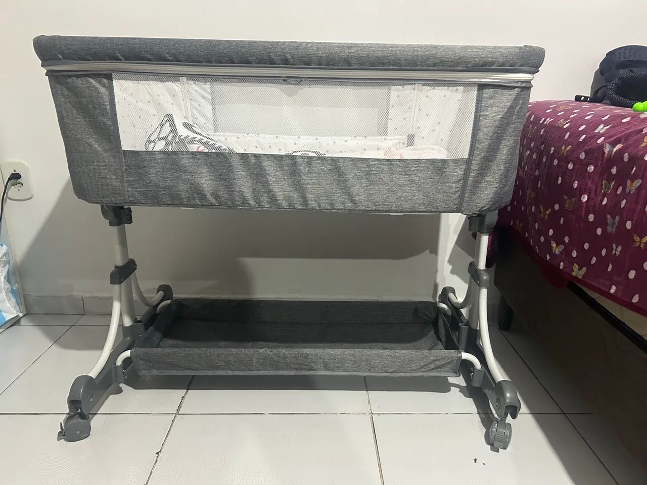 BERÇO MOISÉS PORTÁTIL CO-BED COM BALANÇO - Foto 2