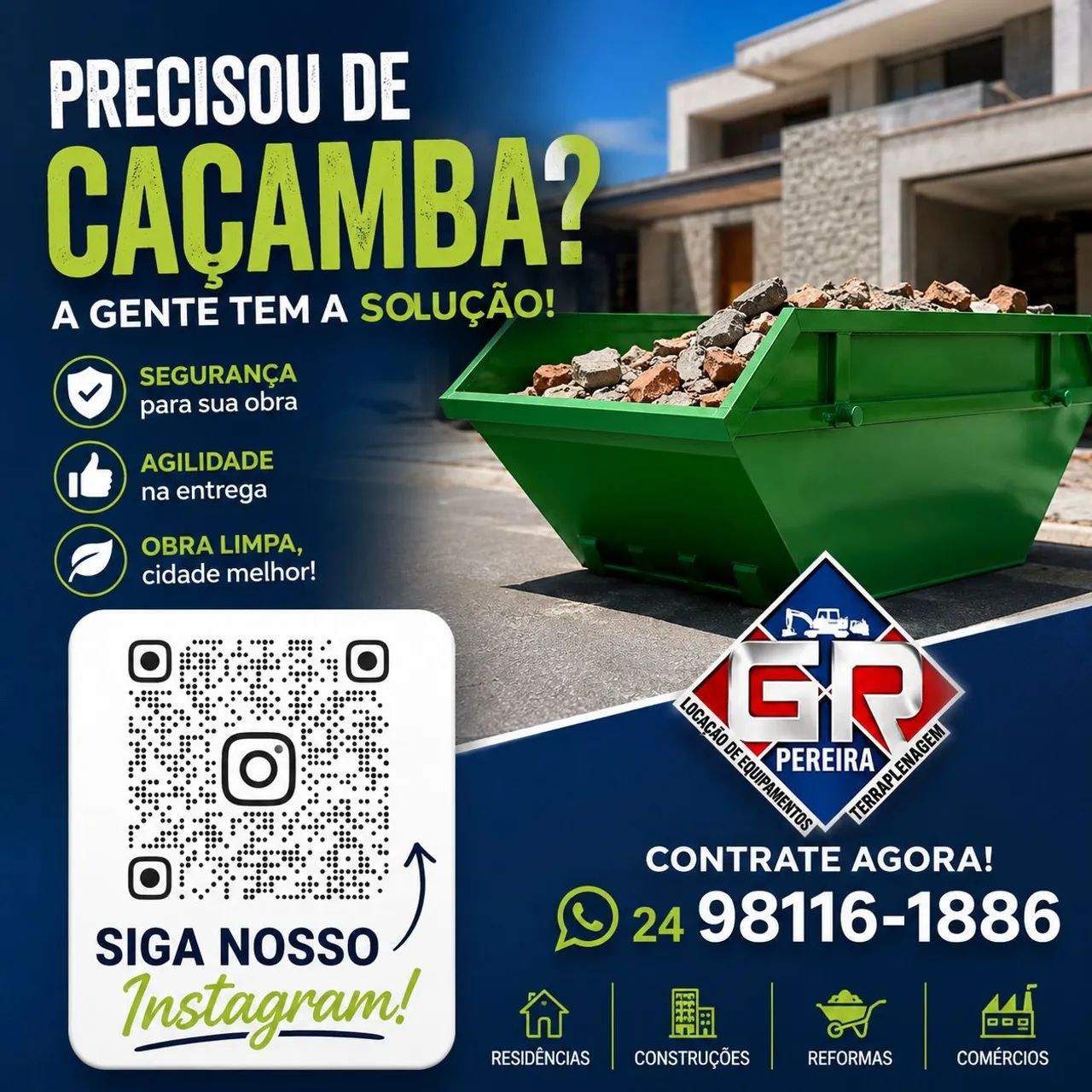 Caçamba de entulho Angra dos reis 