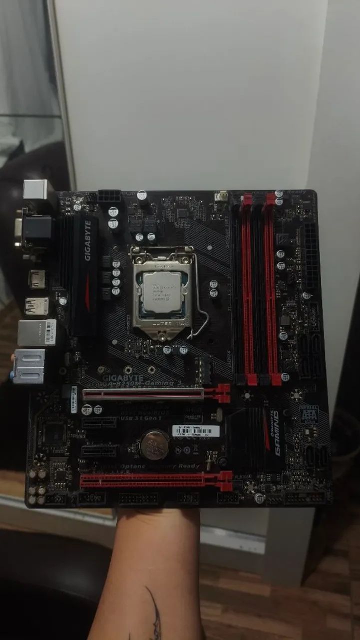 Kit Intel i7 7700 + placa mãe b250m gaming + cooler padrão Intel  - Foto 2