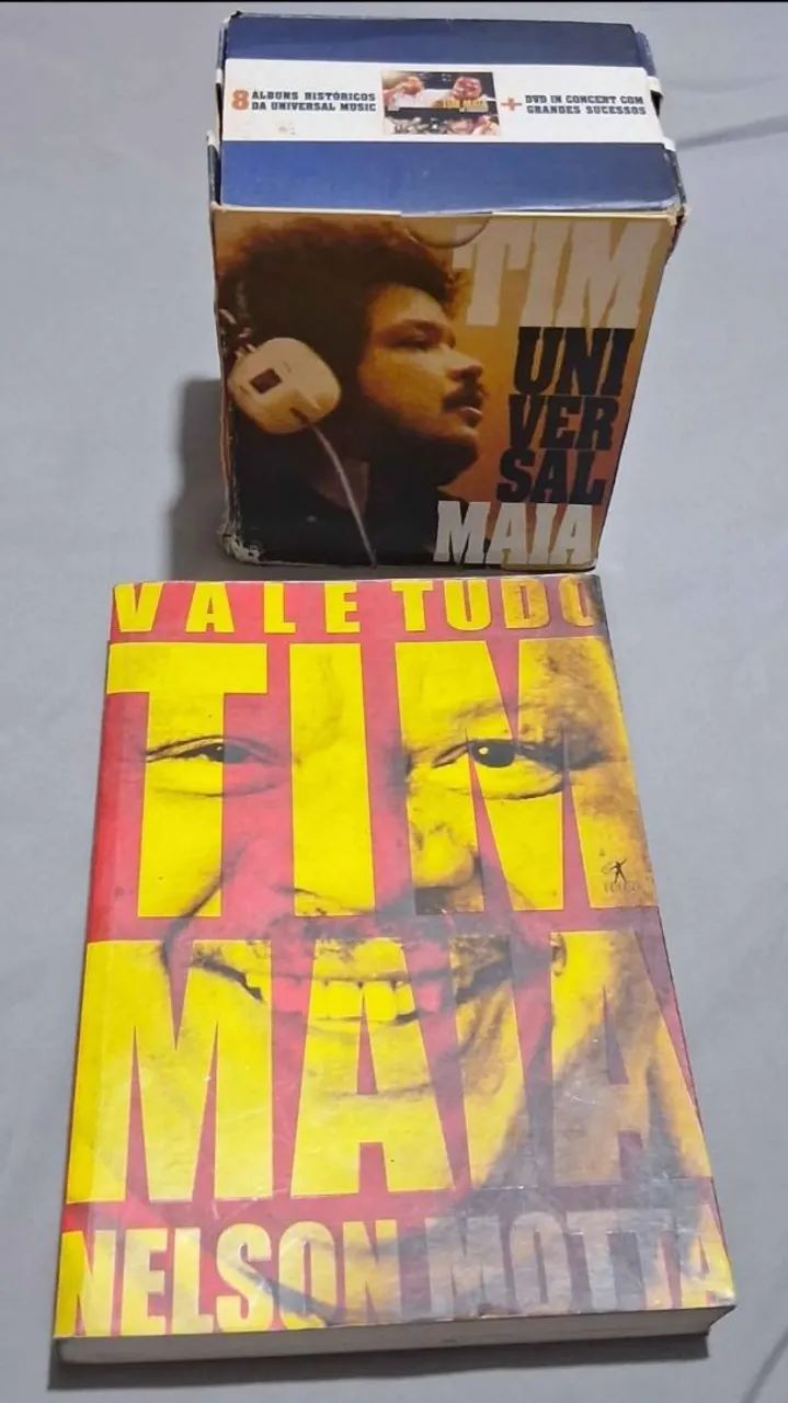 Box Cds e Livro Tim Maia 