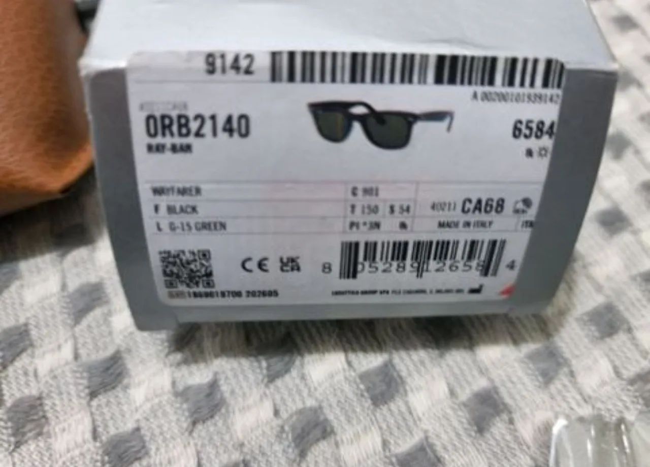 Óculos Ray-Ban Wayfarer ORB2140 Preto - size 54 - Foto 2