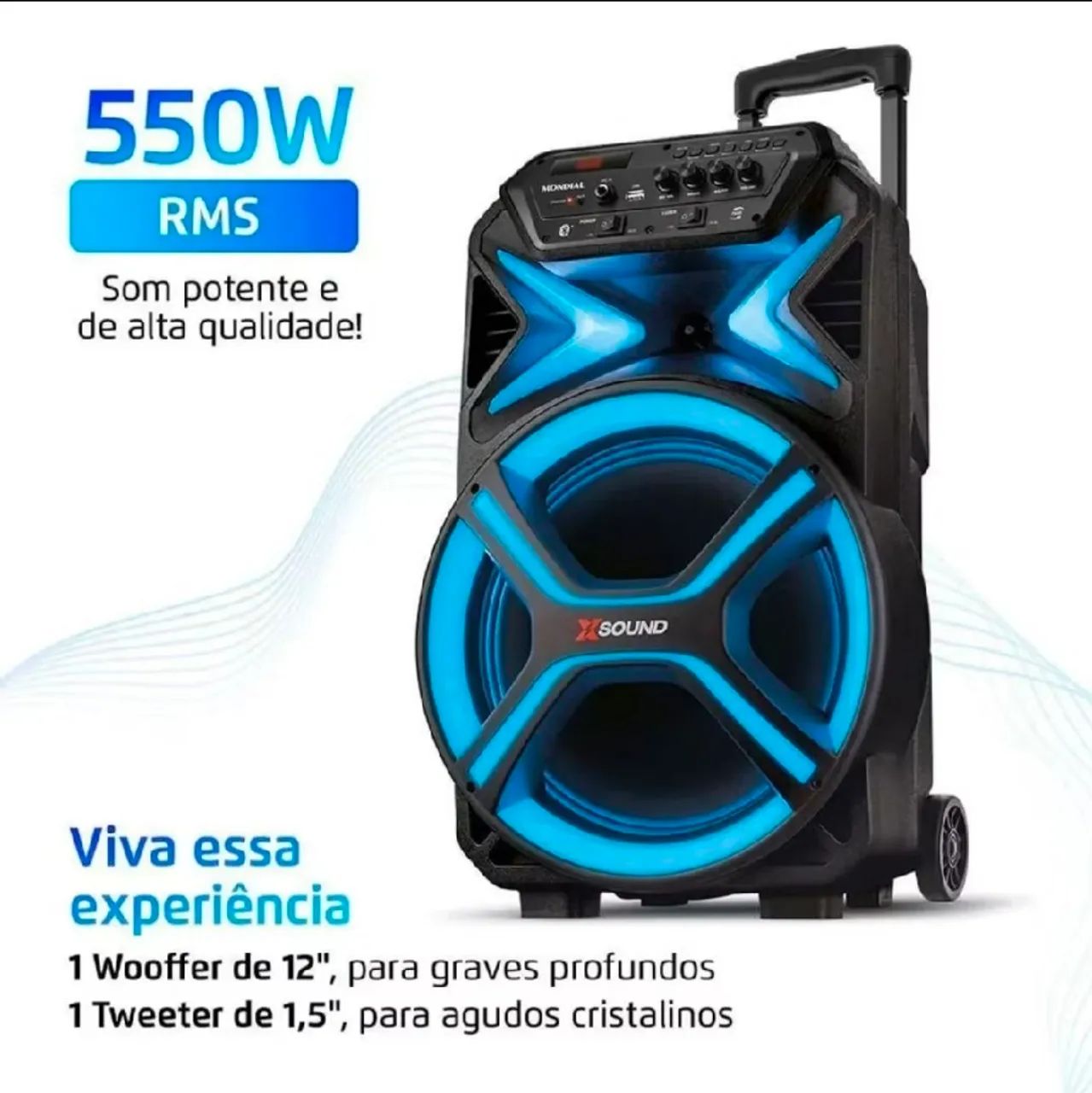 CAIXA DE SOM MONDIAL CM 550 L - Foto 2